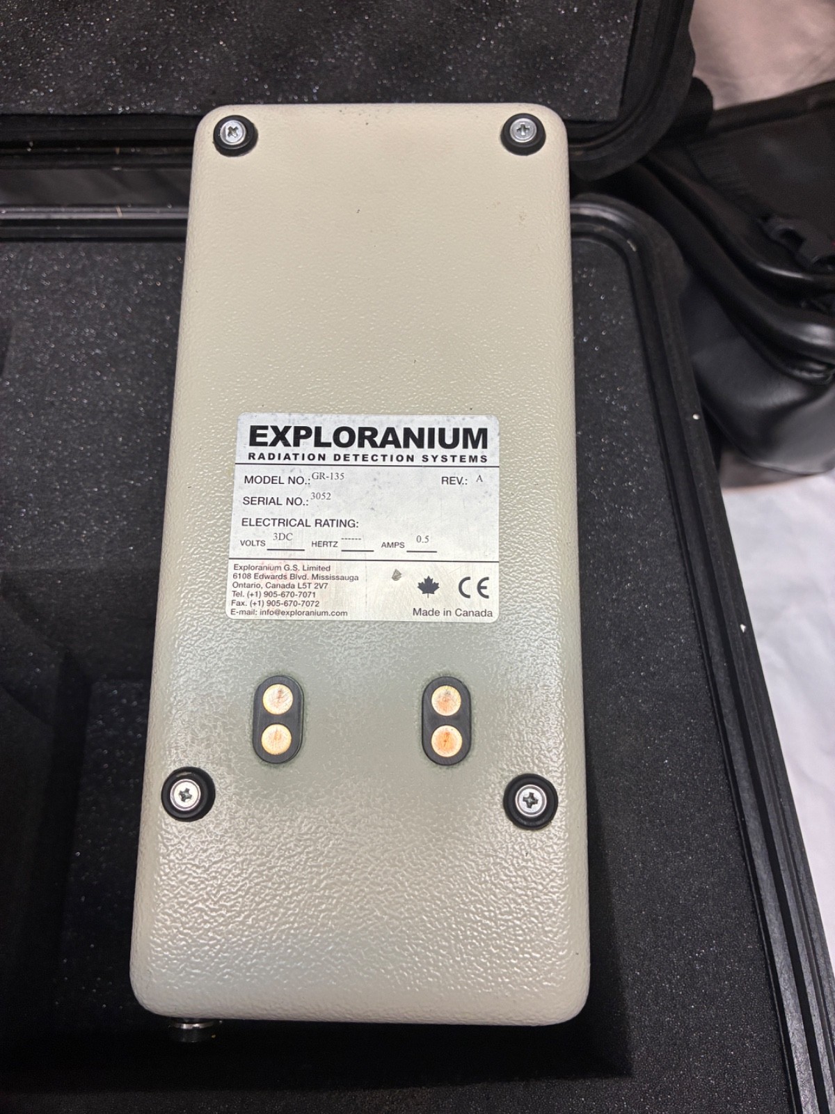 Exploranium GR 135 The Identifier Handheld Radioactive Isotope Identifier