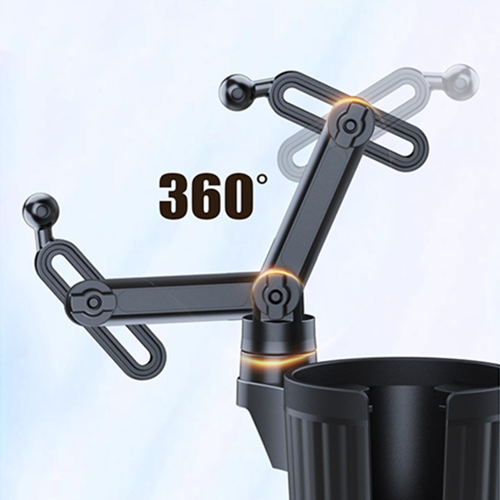 Universal 360° Adjustable Car Mount Cup Stand Cradle Holder For Cell Phone