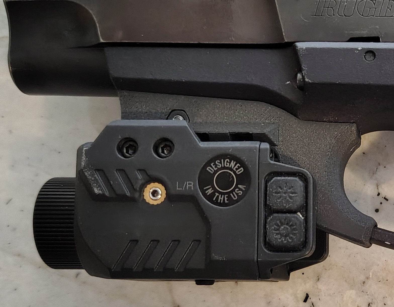 Ruger P89, P85 Picatinny Accessory Rail - Carbon Fiber Reinforced Polymer