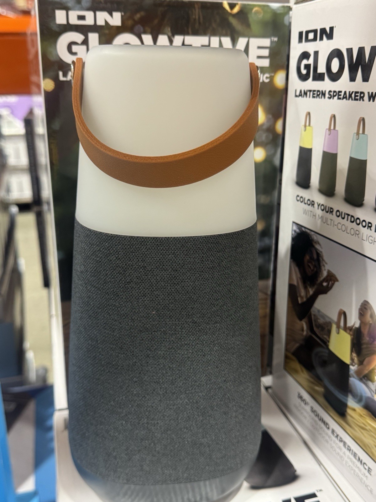 Ion Bright Max Indoor/Outdoor Bluetooth Speaker w/ Lighting