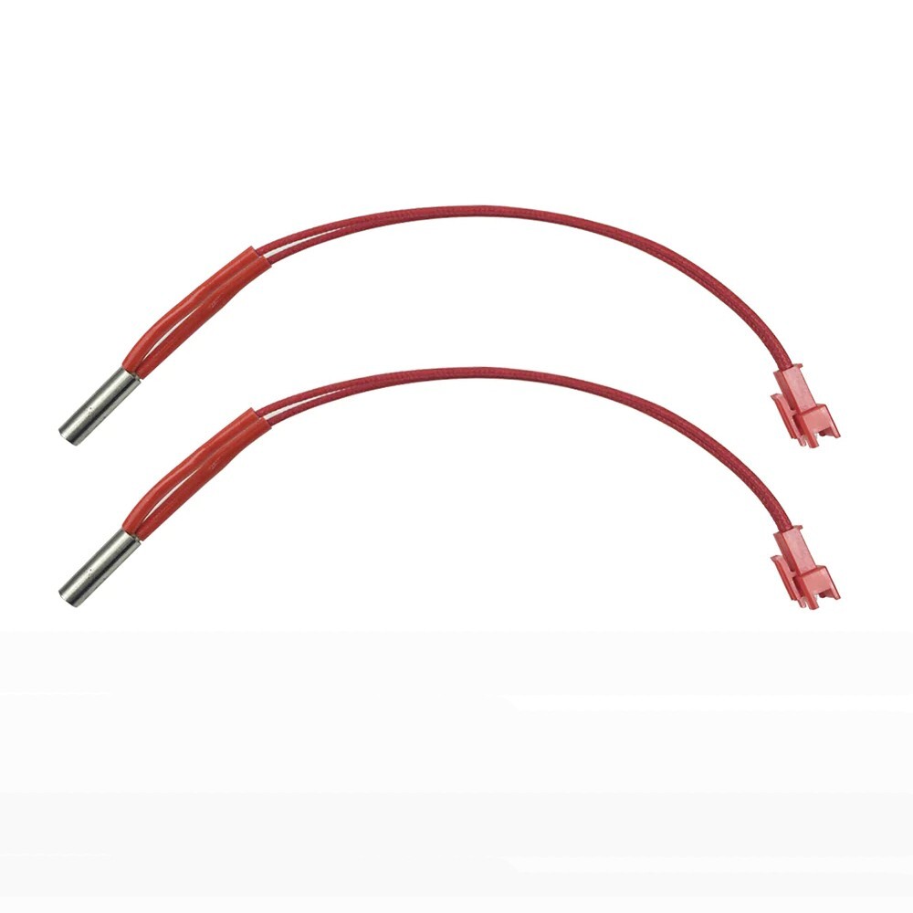 x2 FLSUN V400 3D Printer Tube Heat Rod Part Red Heater Cartridge Wire Cable Cord