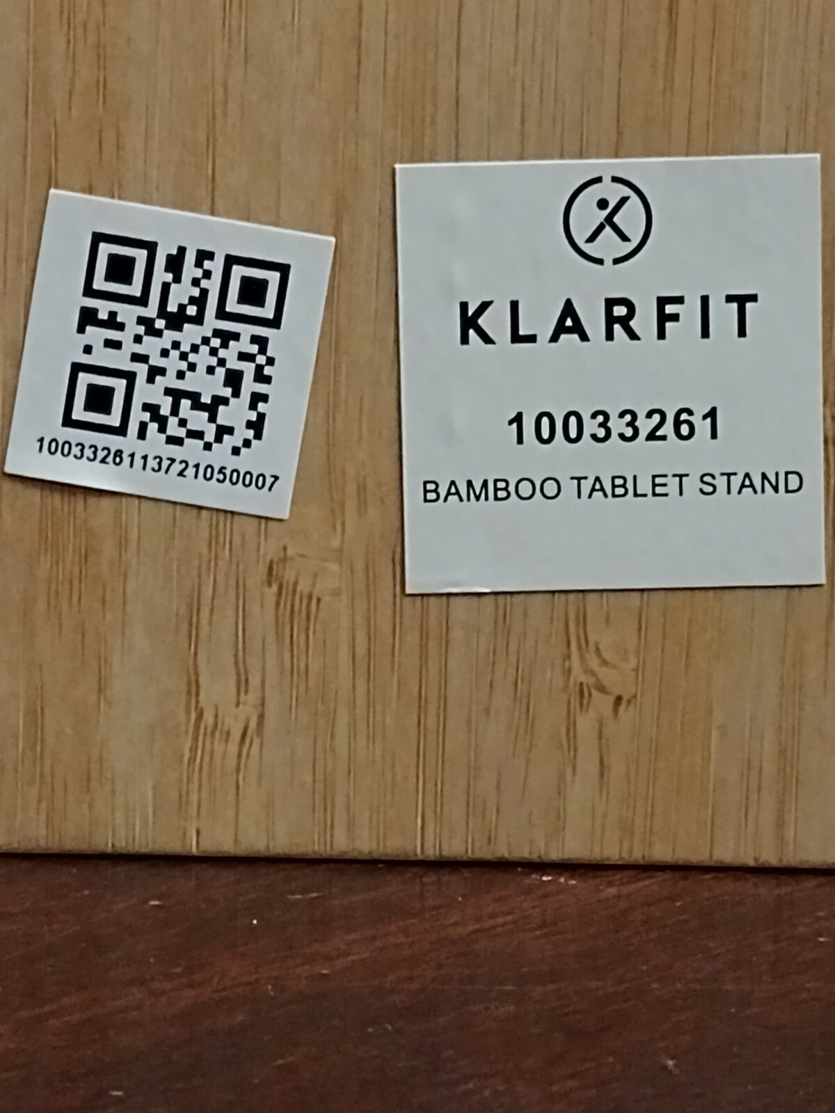Klarfit Ergonomic Bamboo Tablet Stand