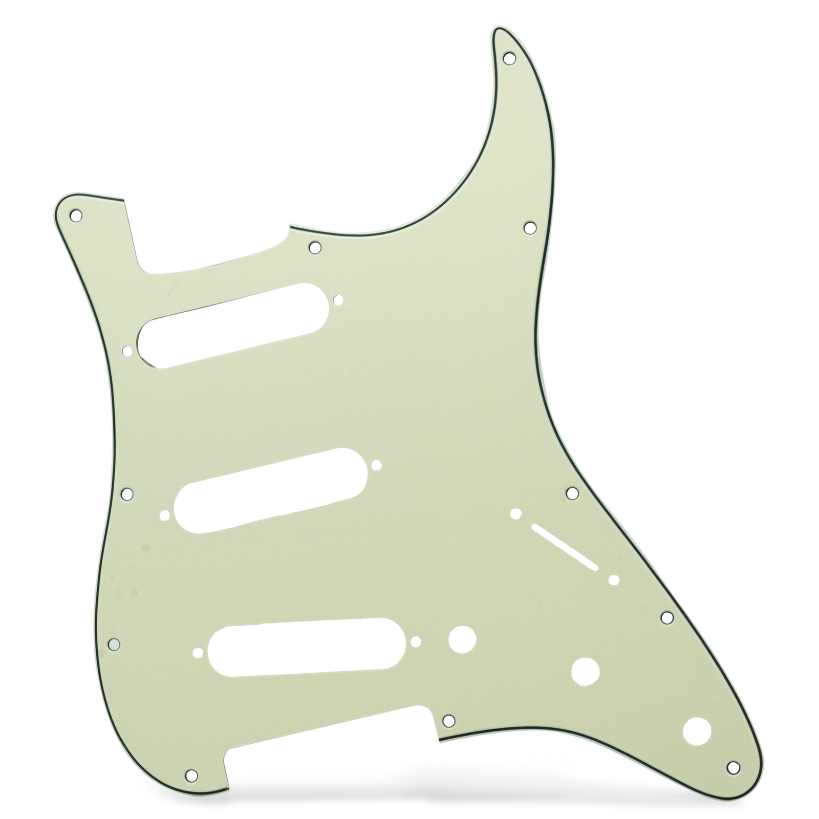 AxLabs Hardware Strat-style 11-Hole Blank Pickguard - Mint Green