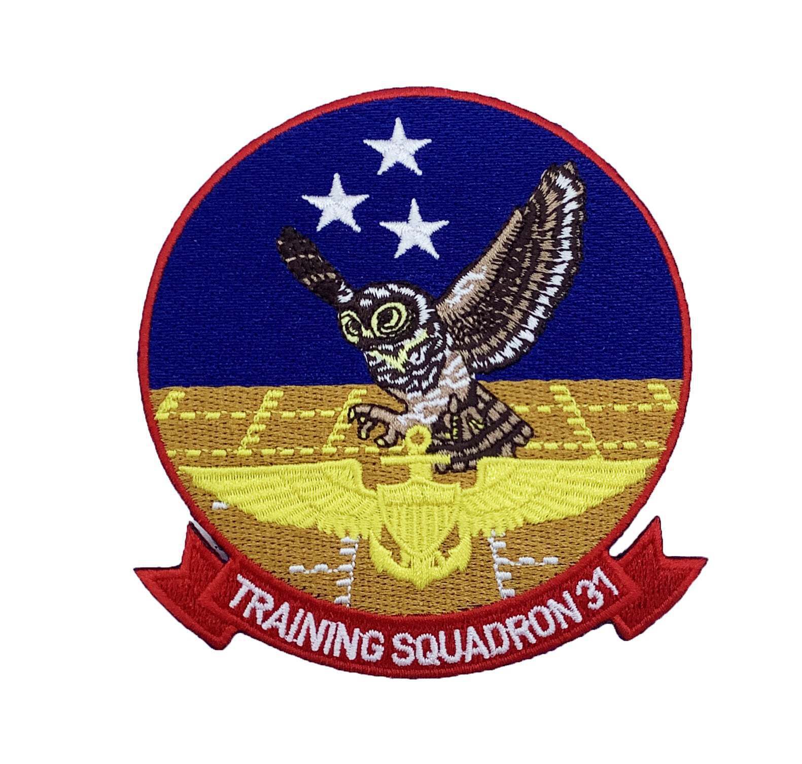 VT-31 Wise Owls Full Color Squadron Patch – Sew on, 4in