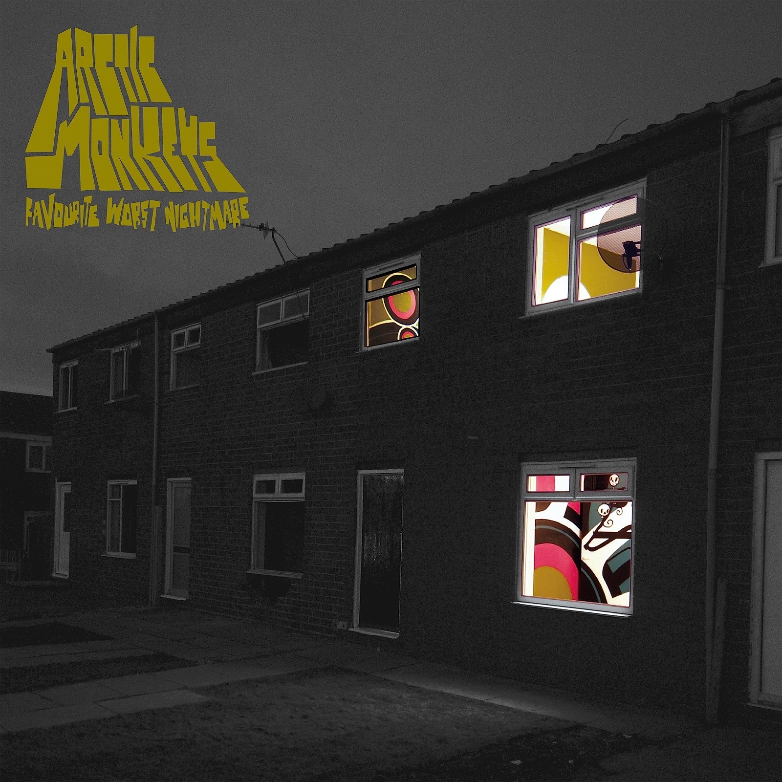 ARCTIC MONKEYS Favorite Worst Nightmare Music Album Cover Replica Poster Print