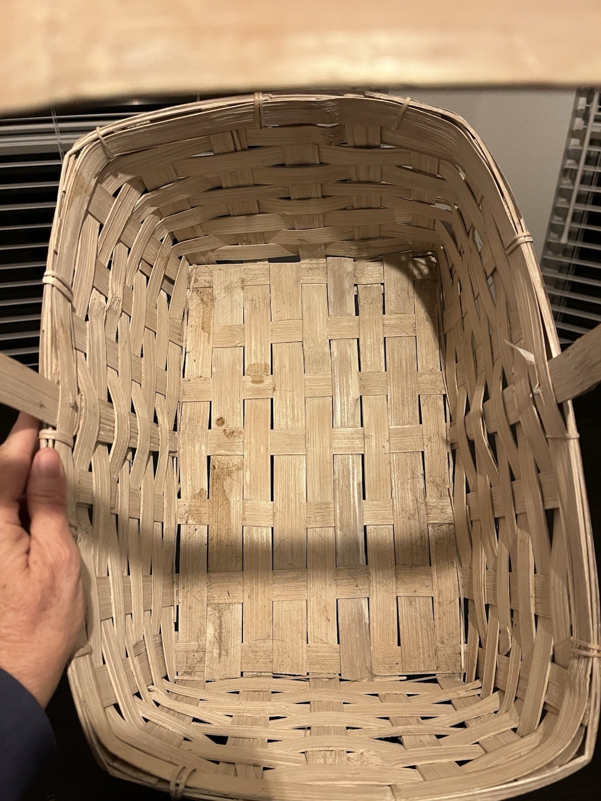 White Basket Made In Philippines