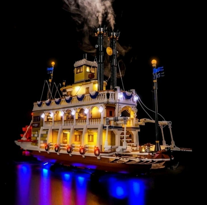 Light Kit for Lego Ideas River Steamboat 21356, Led - Lego Set Not Included