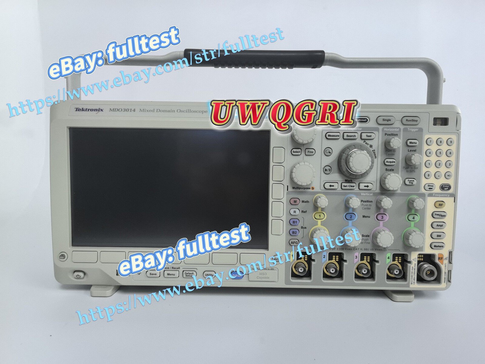 1PCS Tektronix MDO3014 hybrid domain oscilloscope, 100MHz bandwidth