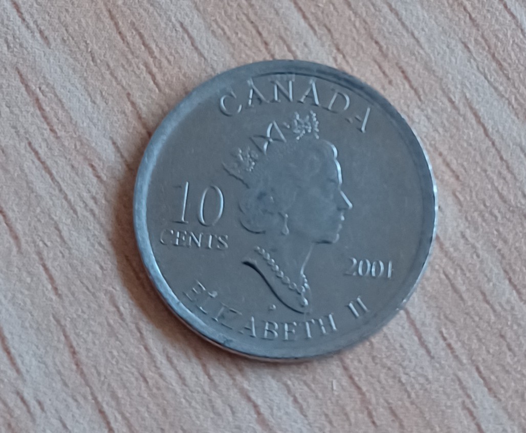 Canada 10 Cents Coin 2001-P
