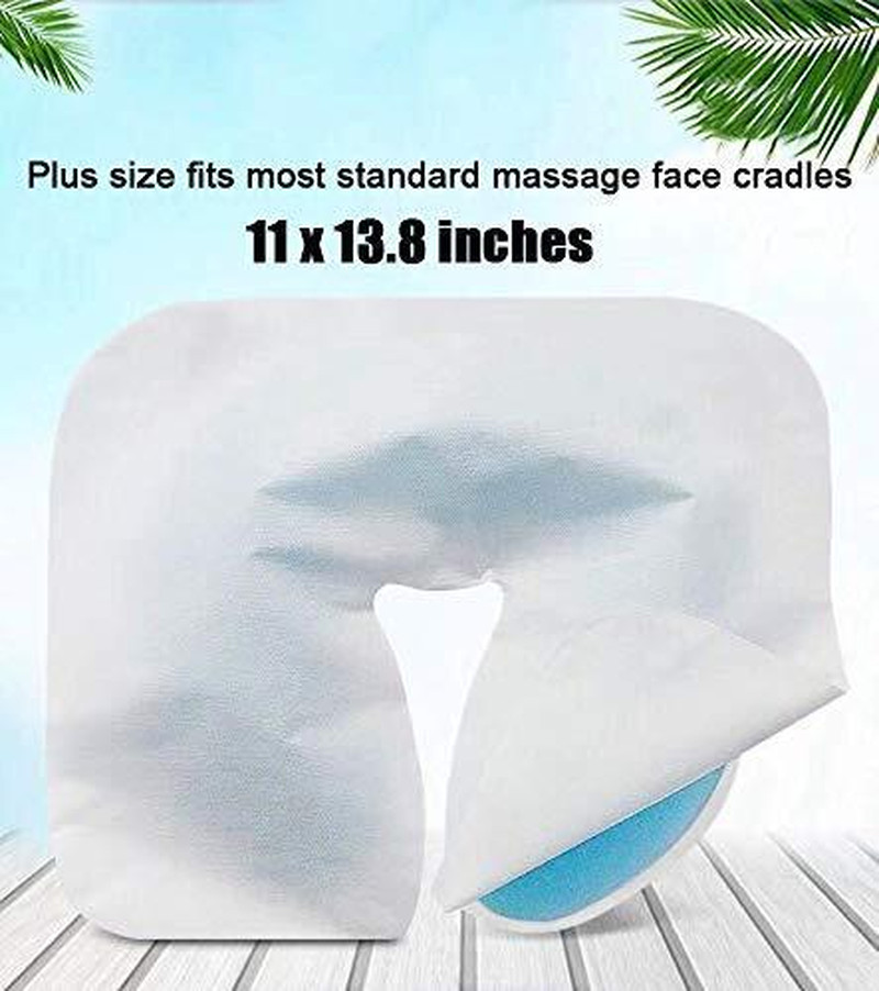 120 Count Disposable Face Cradle Covers for Massage Table Massage Chairs