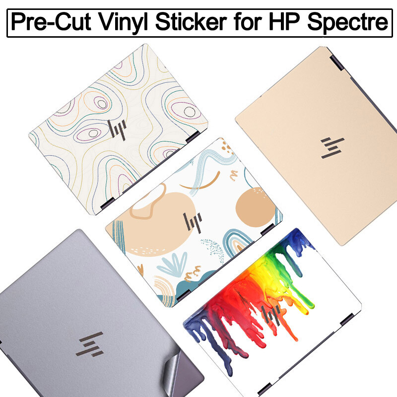 Pre-Cut Vinyl Sticker Skin Cover Film For HP Spectre X360 2in1 13 14 15 16 inch