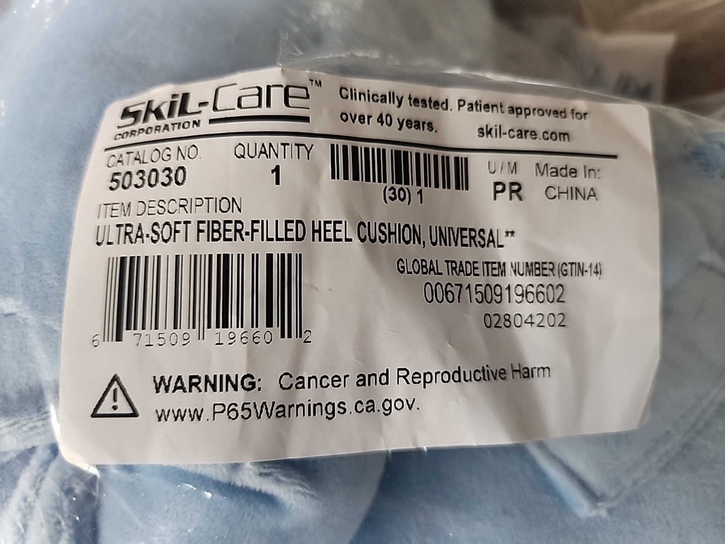 ❤BRAND NEW PAIR OF SKIL-CARE 503030 ULTRA-SOFT HEEL PROTECTOR CUSHION PAD❤