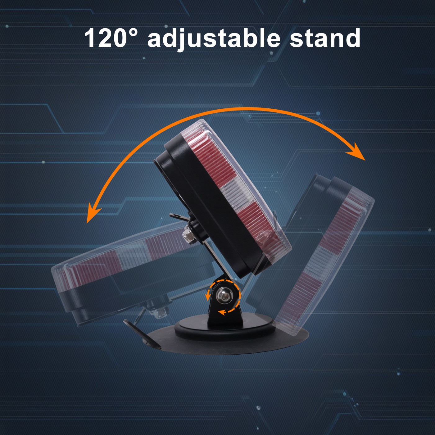 USB-C Wireless Trailer Tow Lights with Adjustable Magnetic Base