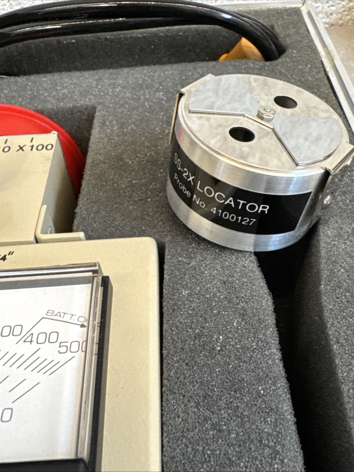 Simco SS-2X Electrostatic Locator w/ Probe 4100127 Case & Cable