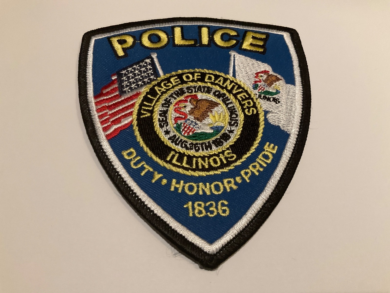 Danvers Police State Illinois IL Colorful