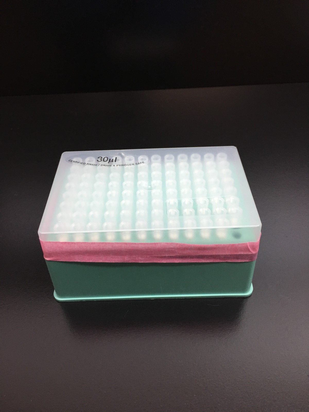Axygen Cat No FXF-50-R-S  Tips 30µL Clear Filtered Sterile SLAS Rack 96 Well