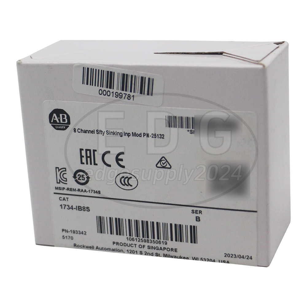 Sealed New Allen Bradley 1734-IB8S SER B 8 Channel Safty Sinking Input Module