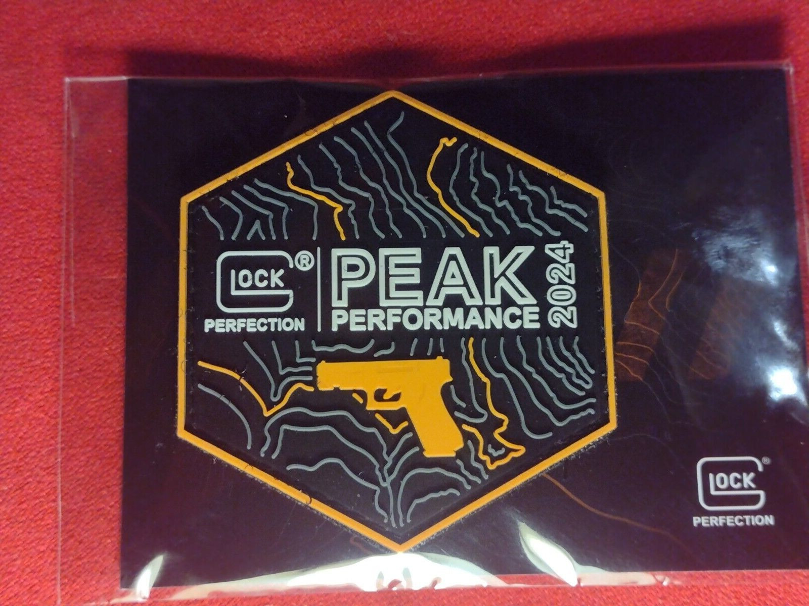 GLOCK PERFECTION PEAK PERFORMANCE 2024 SHOT-SHOW Tactical Shooter Patch NIP NEW