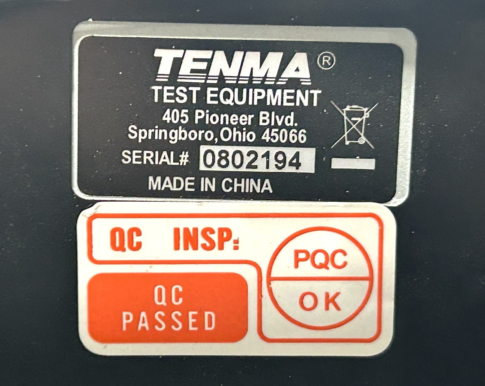 Tenma Model 72-6805 Oscilloscope with Built-In Function Generator Tested