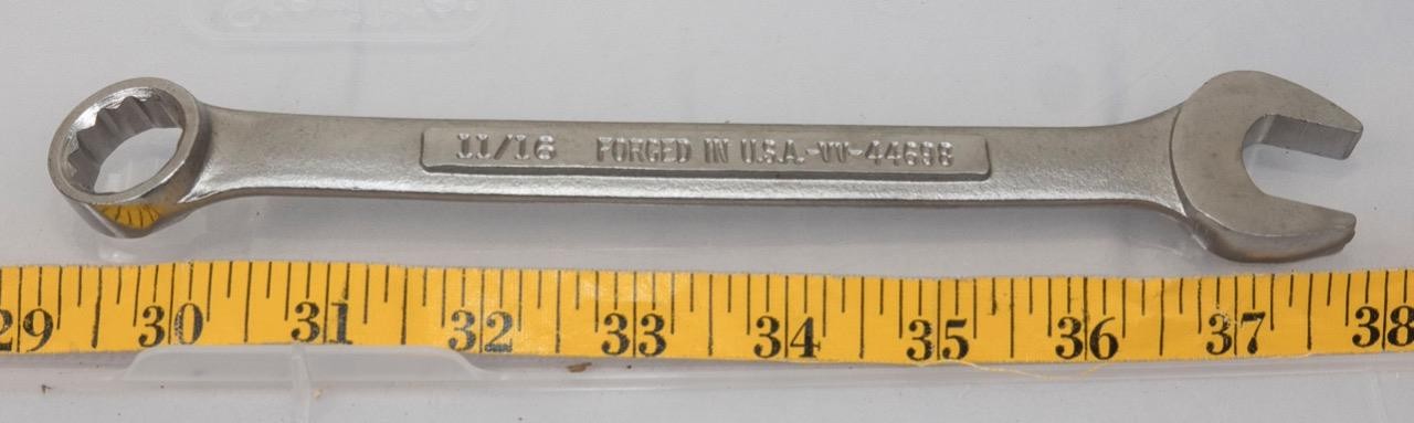 Craftsman 11/16" 12-Point Combination Wrench VA44698 Forged In USA
