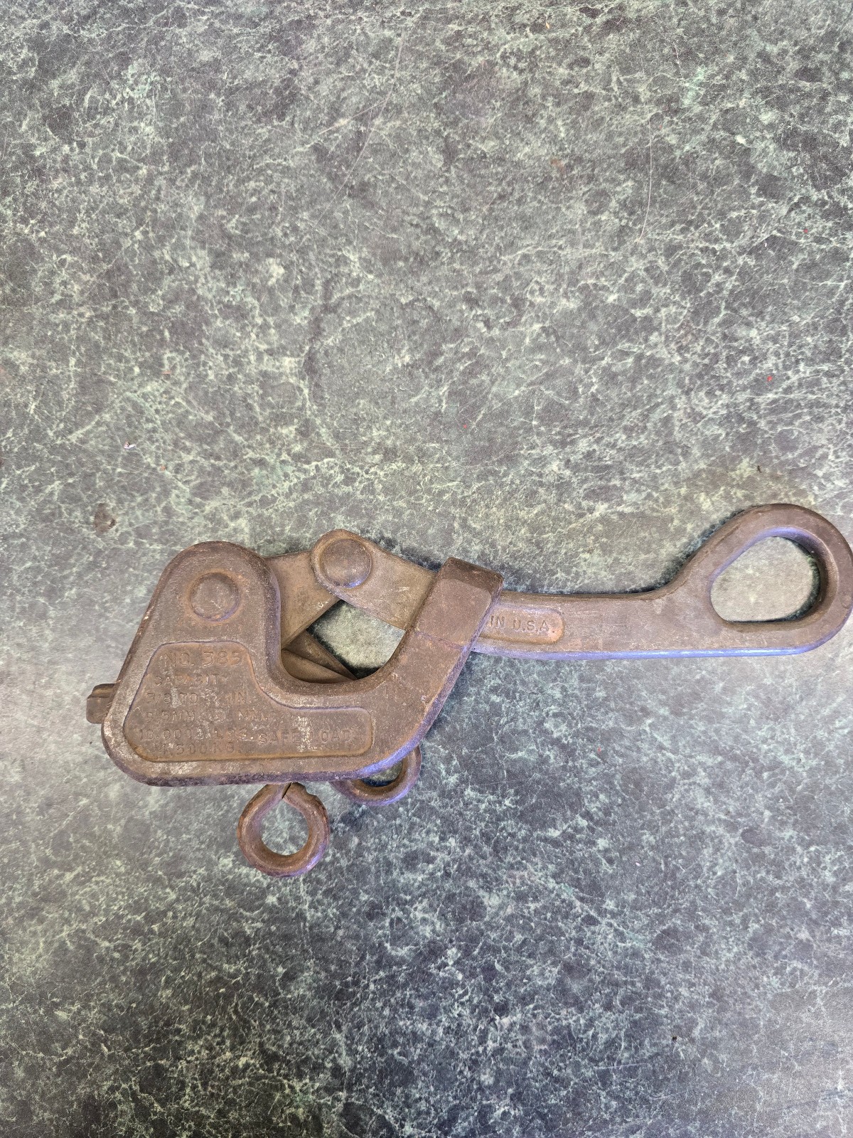 CRESCENT TOOL Cable Wire Grip Puller, NO. 385, 10,000 lbs. 3/8"-3/4" USED
