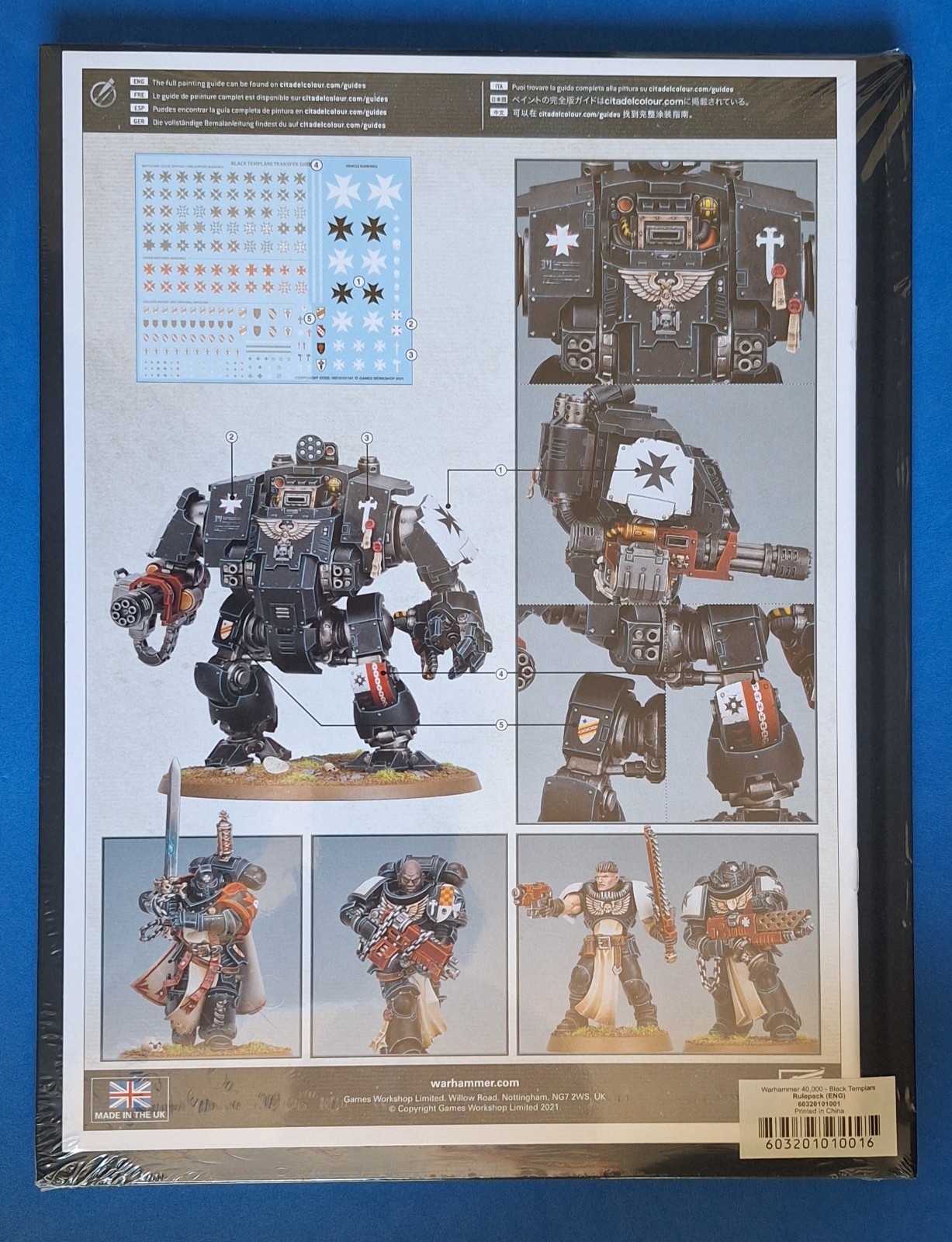 Sealed Black Templars Codex+ Data Cards Supplement Limited Edition Warhammer 40k