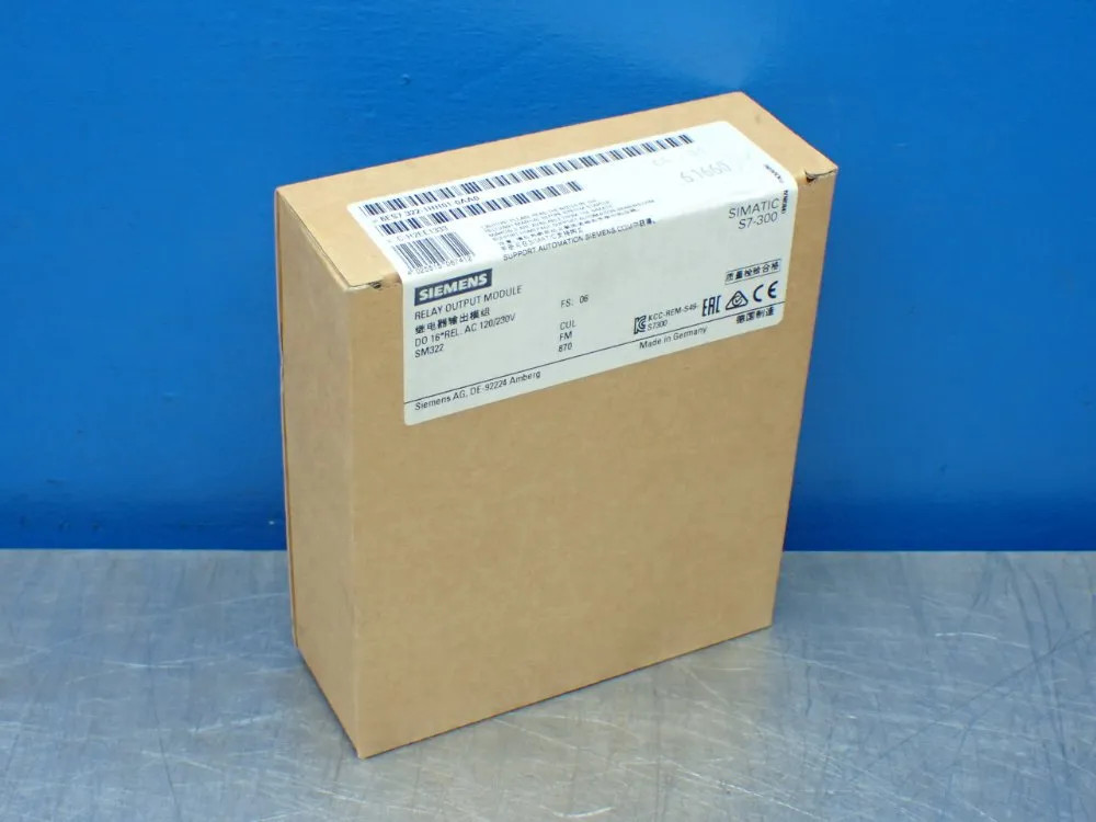 SIEMENS 6ES7 322-1HH01-0AA0 RELAY OUTPUT MODULE  03251190652