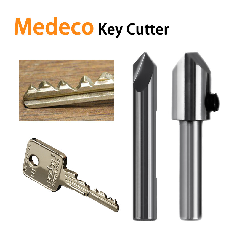 Key Machine Cutter for Medeco Keys on Manual Key Cutting Machine