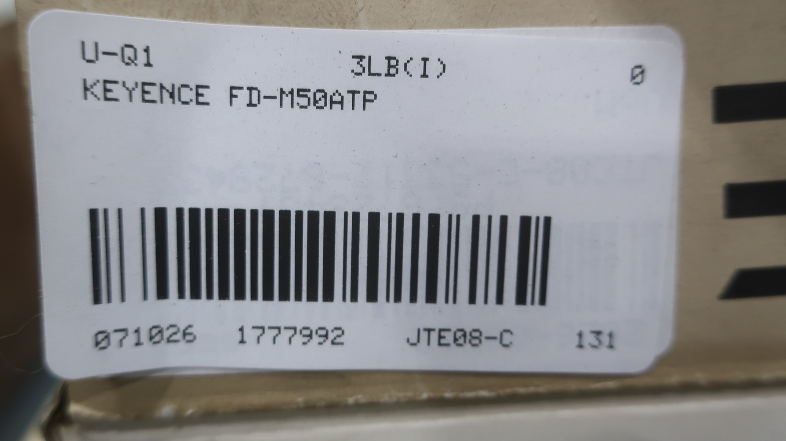 Keyence FD-M50ATP Capacitance Electromagnetic Flow Sensor 24v-dc