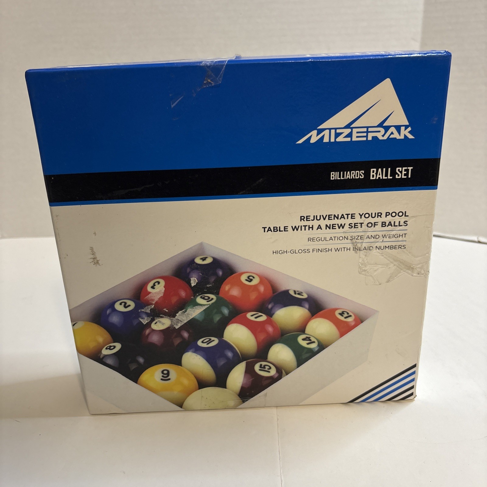 Mizerak Billiards Ball Set P1819 Regulation Size & Weight