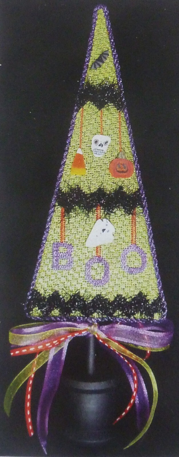 Shear Creations Halloween Tree TR-015 Stitch Guide Pre-owned Used