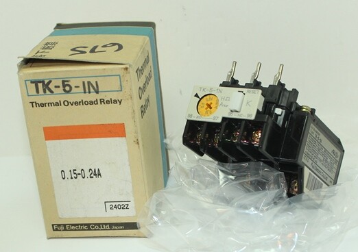 (1) NIB, FUJI, TK-5-1N Thermal Overload Relay # 4NK0HB   .15 - .24 Amp