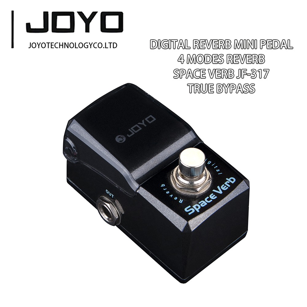 JOYO Digital Reverb Mini Pedal 4 Modes Reverb Pedal - (Space Verb JF-317)
