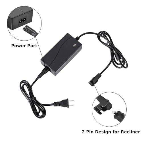Universal Power Recliner Power Supply, 29V 2A 2 Pin AC/DC Switching Power