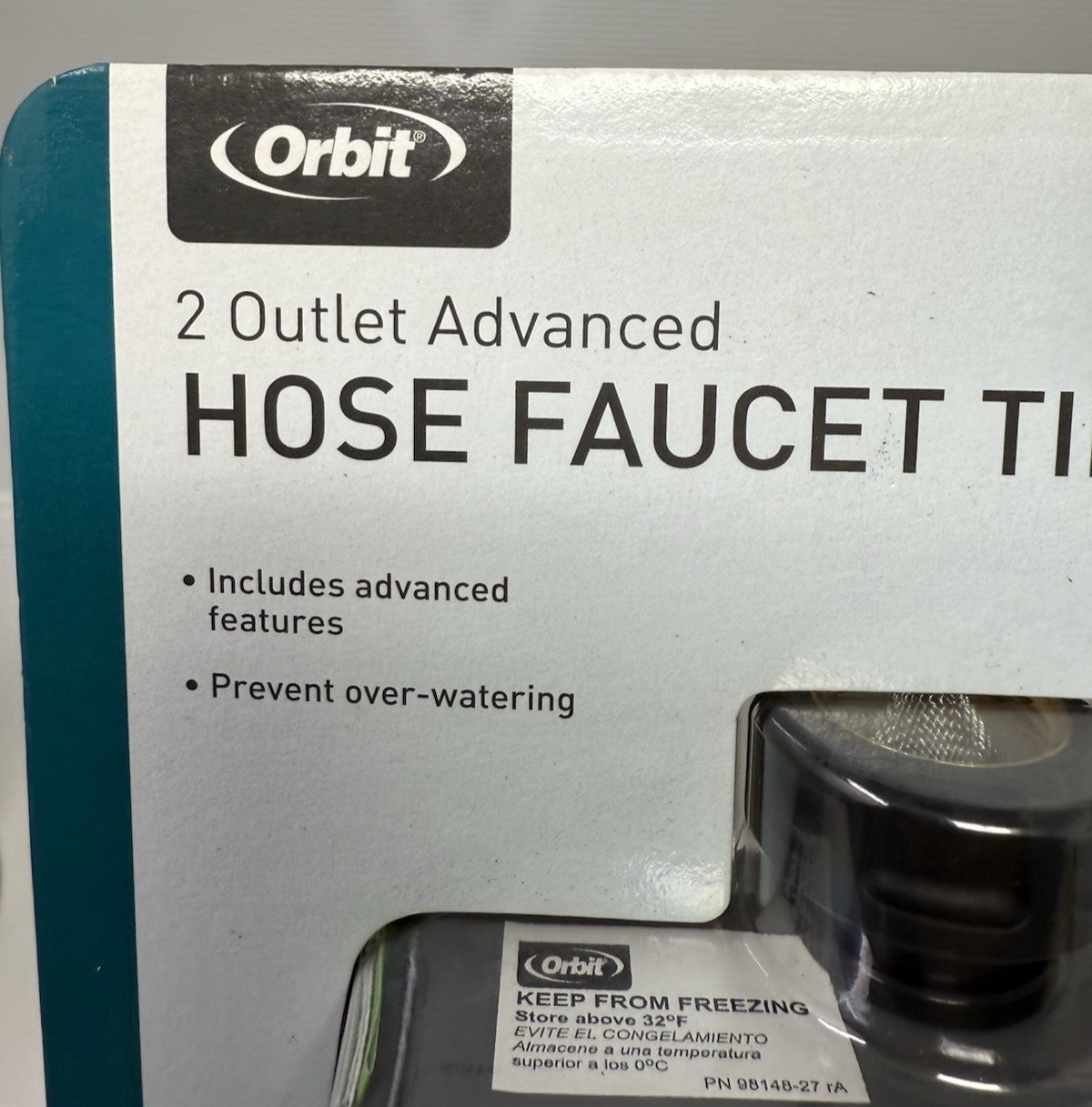 The NEW Orbit Advanced Hose Faucet Timer Programmable 2-Outlet 56544-03 rD