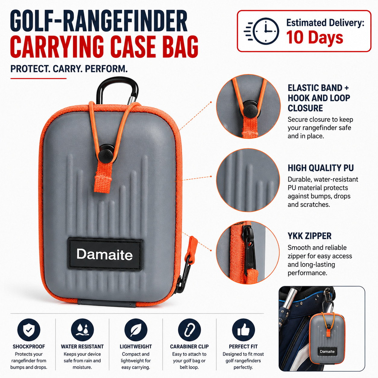 New Golf-Rangefinder Carrying Case Bag Laser Distance Meter Carrying Storage Bag