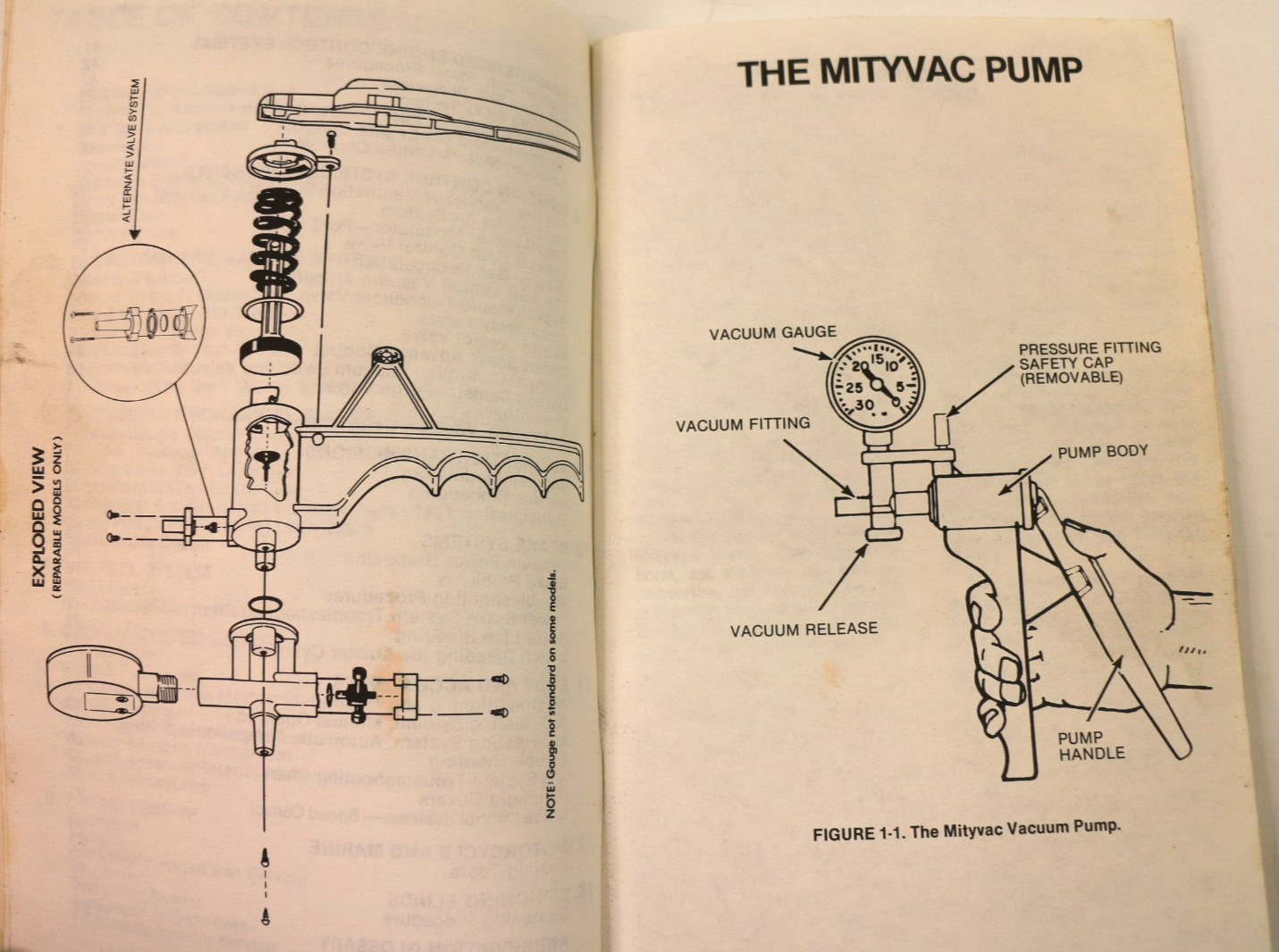 Mityvac Vacuum Pumps Users Manual Paperback 1985