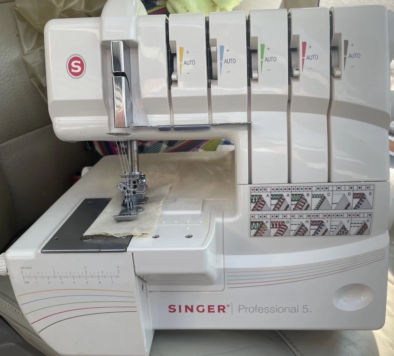 Singer Sewing Machine 14T968DC Professional 5 Serger Beautiful Machine!