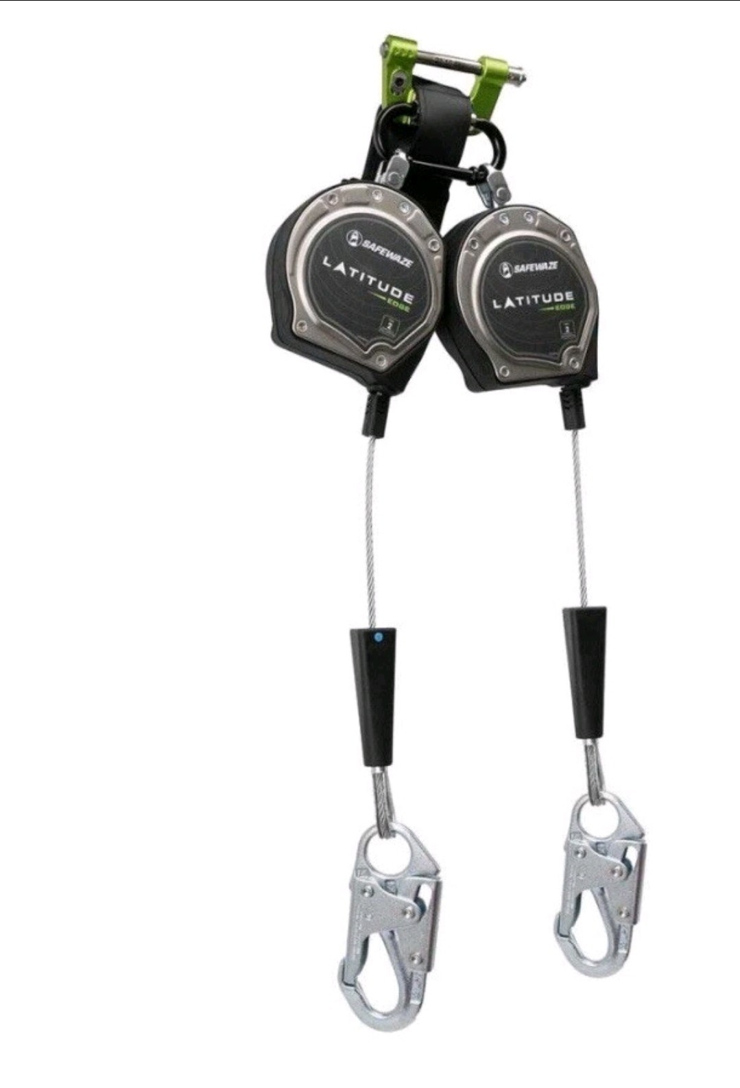 Safewaze - Latitude Edge 8' Dual Cable SRL-P: Snap Hooks
