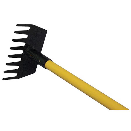 Zoro Select 6Atm5 Mcleod Tool, 8 Tooth, Fiberglass, 60 In., 6Atm5