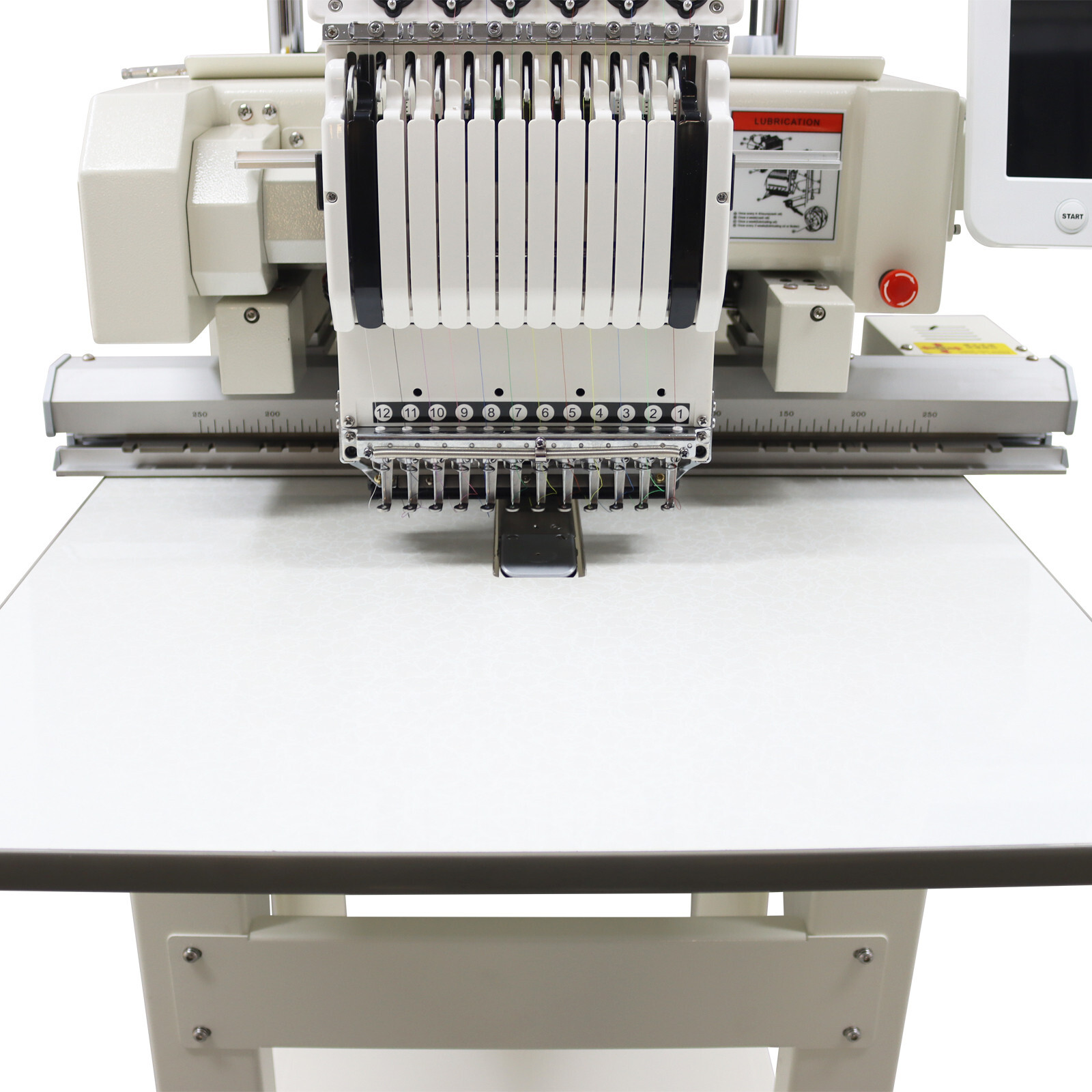 Single-head 12 Needles Automatic Computerized Embroidery Machine 110-220V 300W