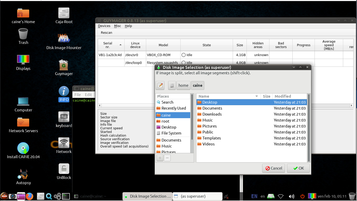 CAINE 13.0 Bootable USB – UEFI & Legacy LIVE/INSTALLER – Digital Forensics Linux
