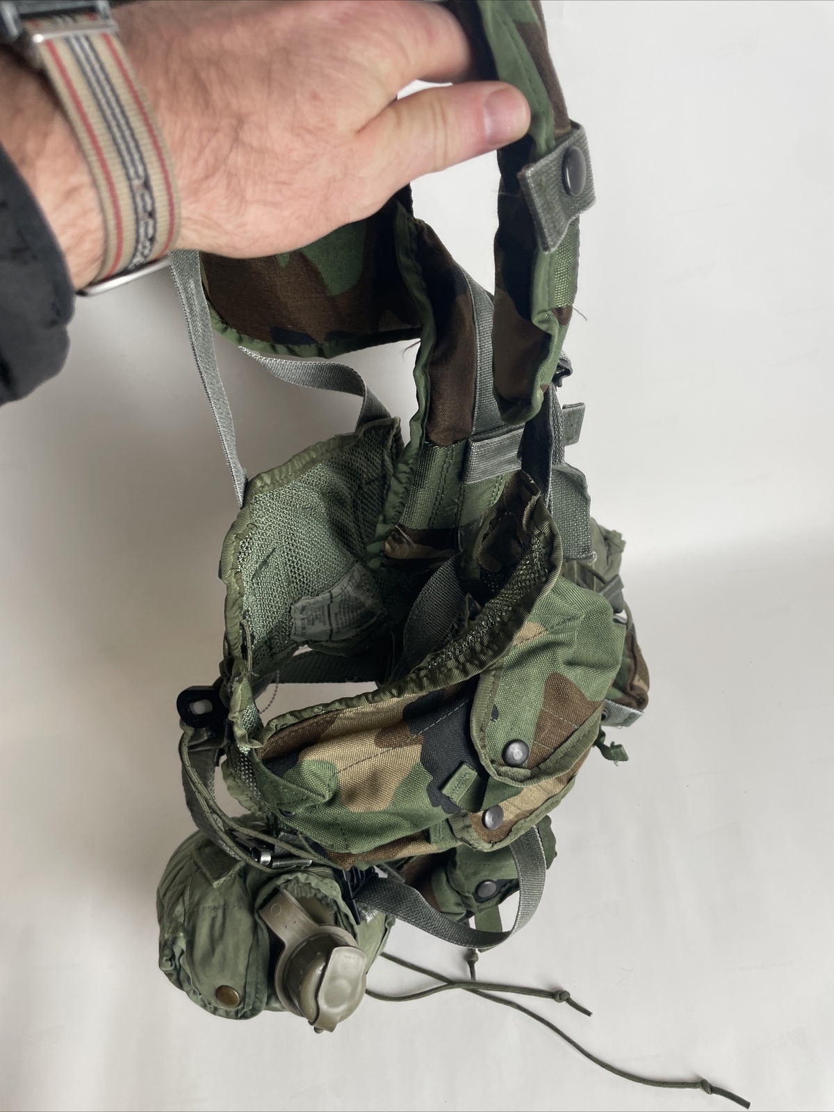 USGI Enhanced Tactical Load Bearing Vest Complete Kit BDU "EXCELLENT"