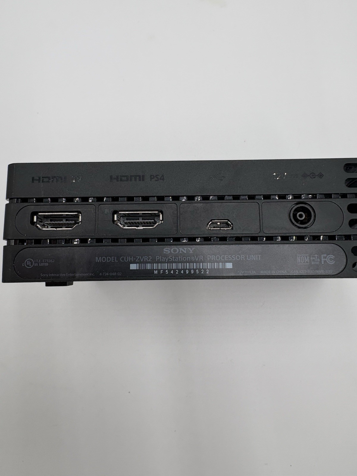 Sony CUH-ZVR2 PS4 Processor Unit Only for Playstation 4 VR Headset Untested