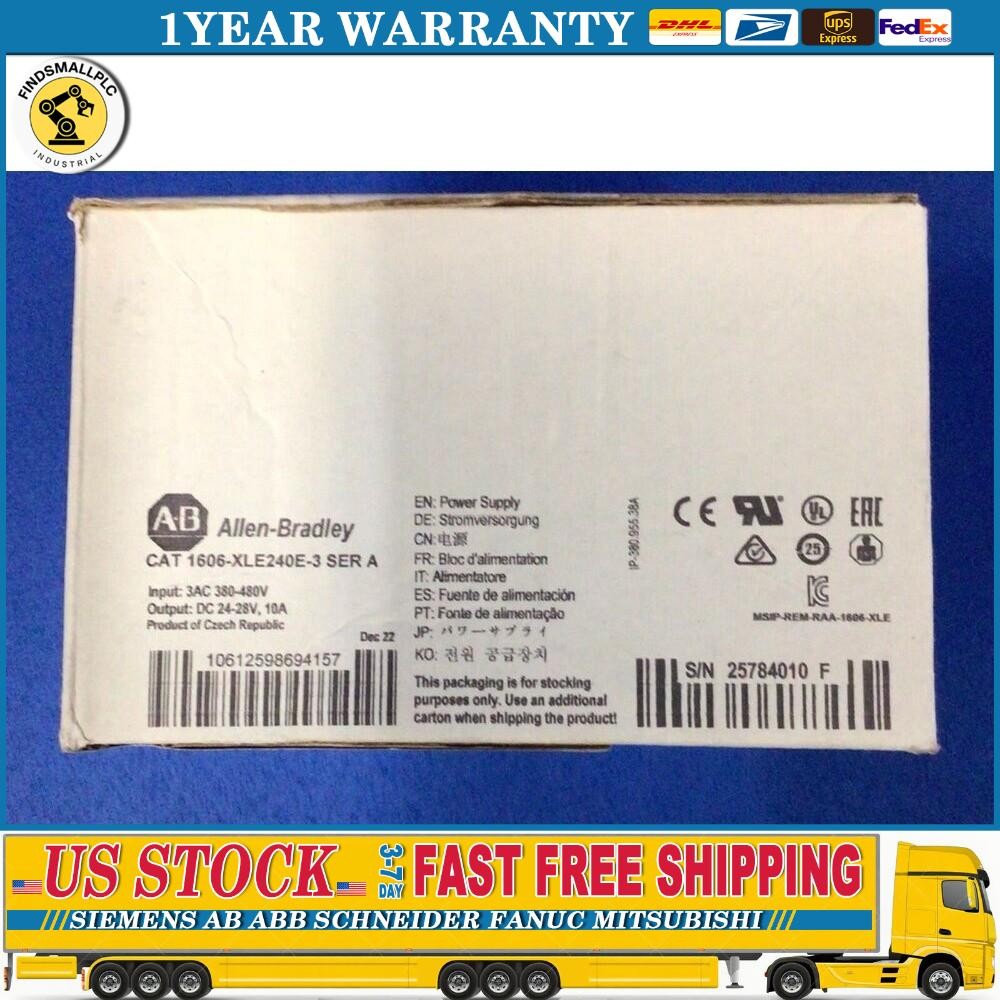 Allen Bradley 1606-XLE240E-3 Power Supply Brand New in Box US Free Tax