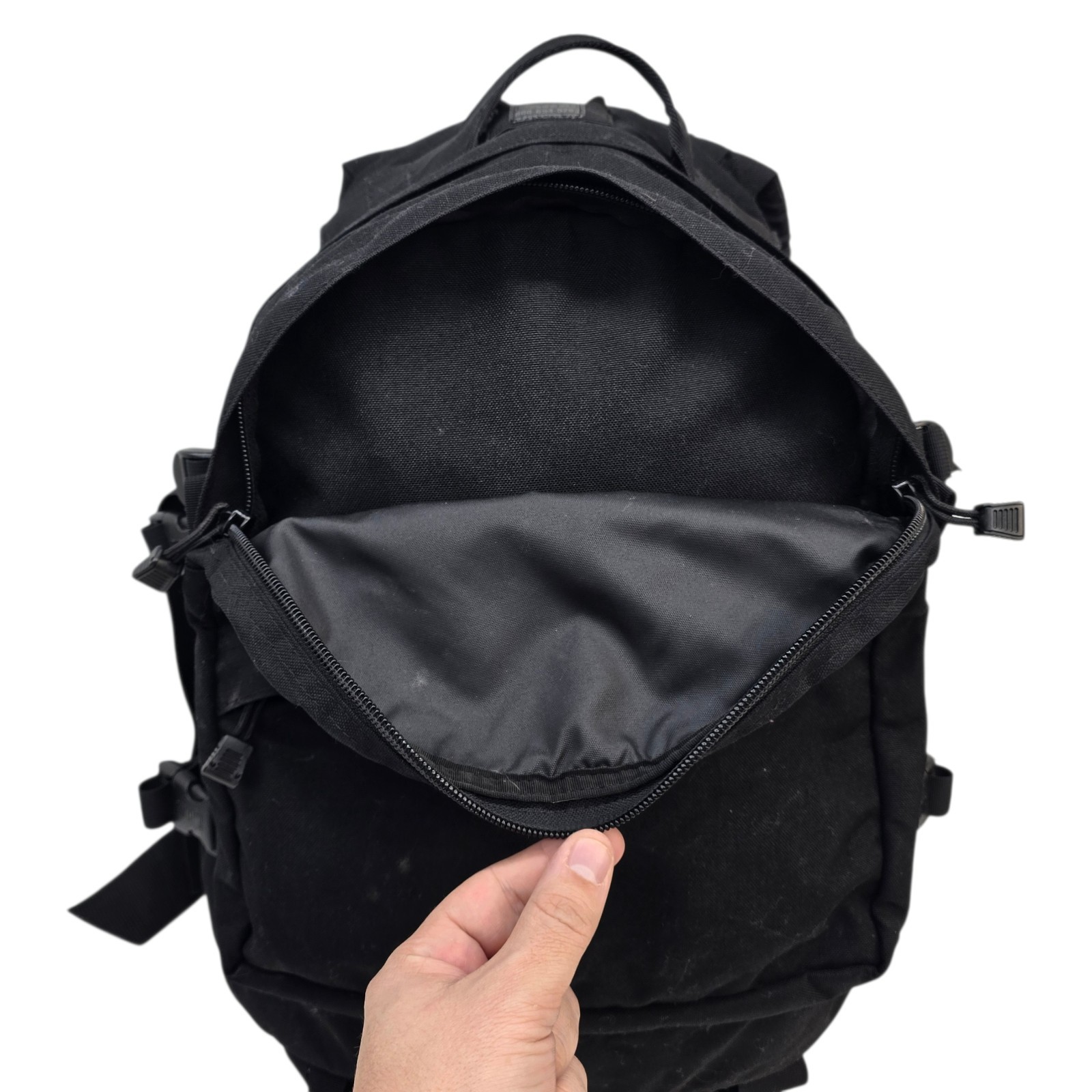 Blackhawk 3 Day Assault Tactical Backpack Black Adjustable Straps Padded Back