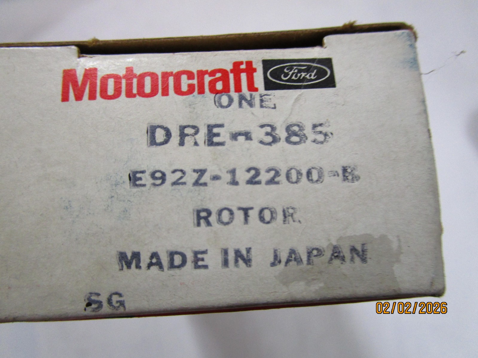 Motorcraft Distributor Rotor DRE-385 E92Z-12200-B