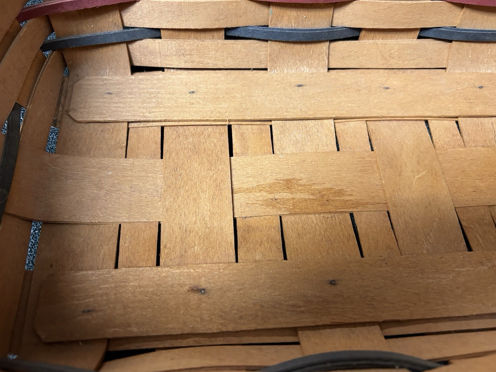 Longeberger Basket. Rectangular 14.5” X 7.5” X 4”.