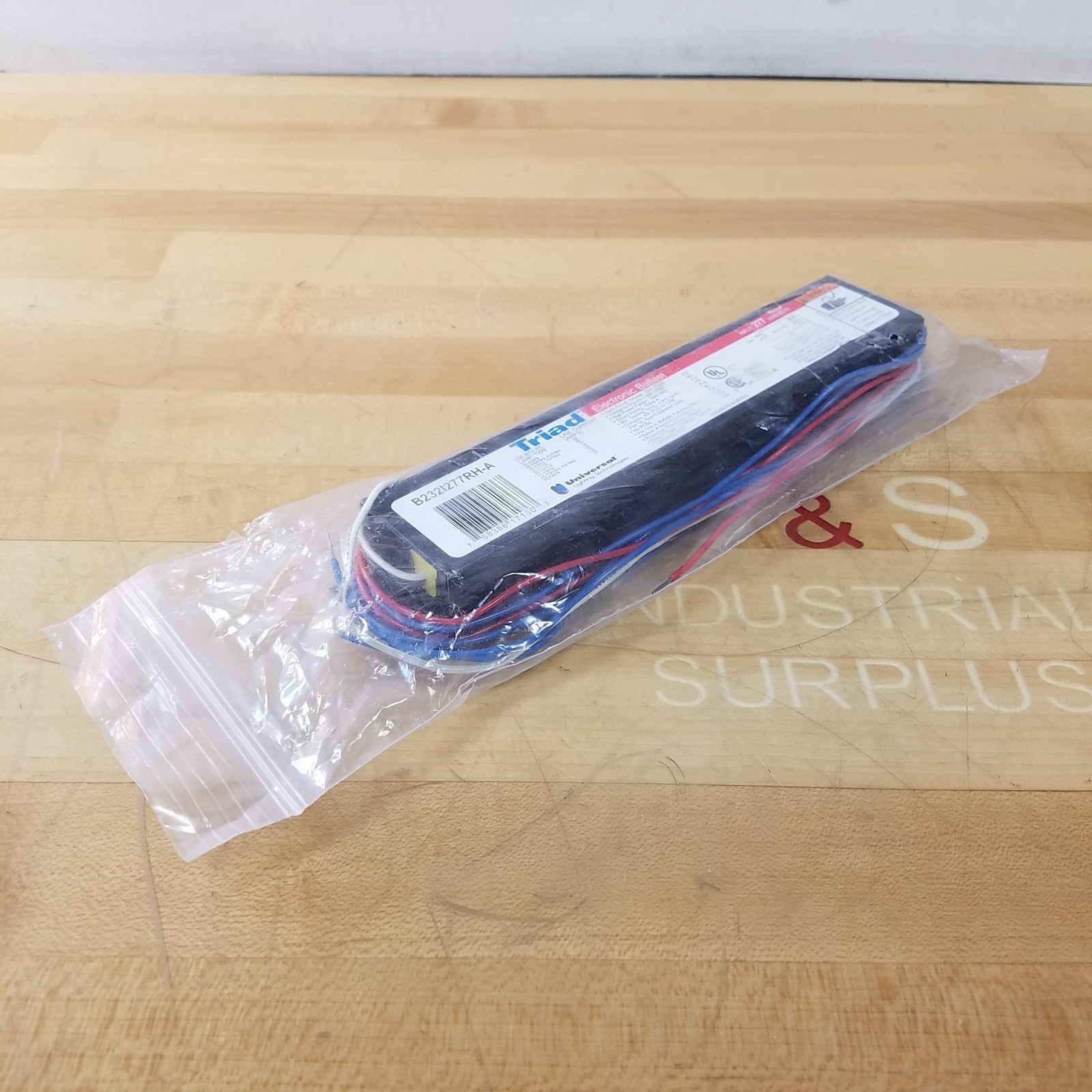 Universal Lighting B232I277RH-A Electronic Ballast, 277 Volts, 60Hz - NEW