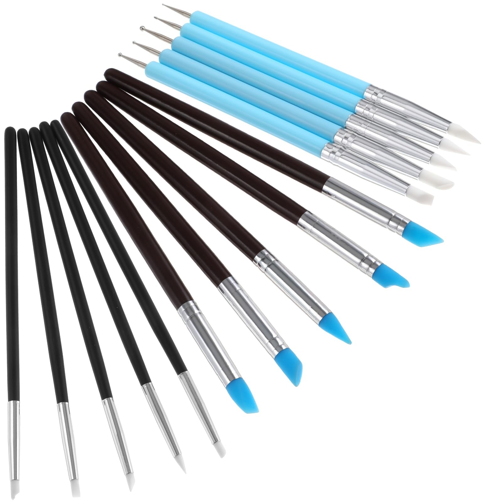 15 Pcs Silicone Sculpting Tools, Silicone Clay Sculpting Tools, Pottery Tools...